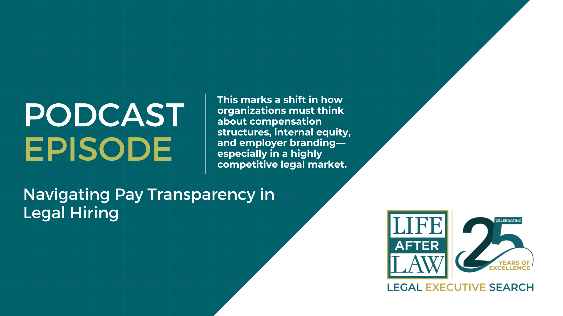 New Podcast Episode: Navigating Pay Transparency in Legal Hiring